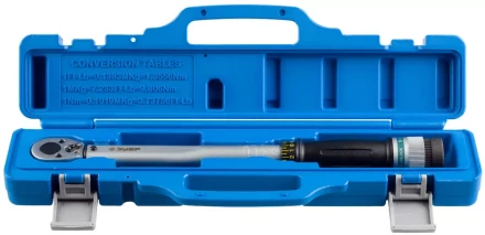 Ключ динамометрический ЗУБР &quot;ЭКСПЕРТ&quot;, с кольцевым фиксатором, точность  +/- 4%, 3/8&quot;, 19 - 110 Нм 64083-110 купить в Нефтеюганске