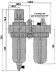 Фильтр/регулятор/лубрикатор 1/2&quot; с автосливом SCORPIO купить в Нефтеюганске