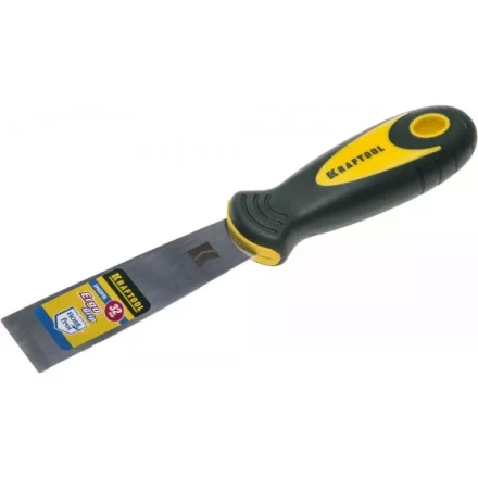 Шпательная лопатка KRAFTOOL с 2-компонент ручк, профилиров нержав полотно, 32мм 10035-030 купить в Нефтеюганске