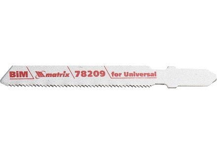 Полотна для электролобзика по металлу 3 шт T118AF 55 х 1,2мм Bimetal MATRIX Professional 78209 купить в Нефтеюганске
