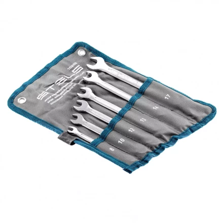 Набор ключей комбинированных 6 шт 8-17 мм,  антислип Stels 15282 купить в Нефтеюганске