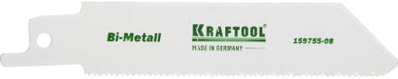Полотно KRAFTOOL &quot;INDUSTRIE QUALITAT&quot;, S522EF, для эл/ножовки, Bi-Metall, по металлу, шаг 1,4мм, 80мм 159755-08 купить в Нефтеюганске