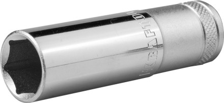 Торцовая головка KRAFTOOL &quot;INDUSTRIE QUALITAT&quot;, удлиненная, Cr-V, FLANK, хромосатинированная, 1/2&quot;, 16 мм 27807-16_z01 купить в Нефтеюганске
