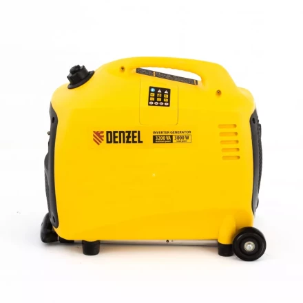 Генератор инверторный GT-3200iSE, 3.2 кВт, 230 В, бак 6 л, закрытый корпус, электростартер Denzel 94703 купить в Нефтеюганске