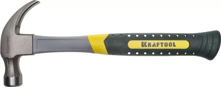 Молоток-гвоздодер 450 г с фиберглассовой рукояткой, KRAFTOOL 20280-450 20280-450 купить в Нефтеюганске