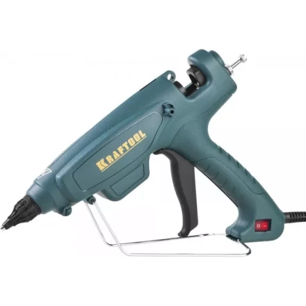 Пистолет клеевой (термоклеящий) &quot;PRO&quot;, KRAFTOOL 06843-220-12, эл, двухкомп корпус, рабоч темп 193град, выход клея 1,2кг/час, d=12мм, 220Вт 06843-220-12 купить в Нефтеюганске