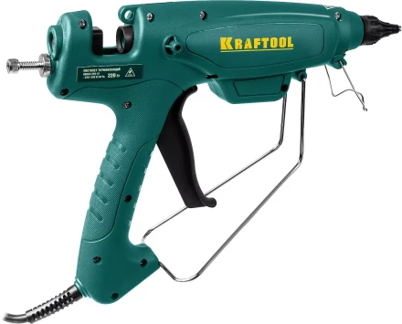 Пистолет клеевой (термоклеящий) &quot;PRO&quot;, KRAFTOOL 06843-220-12, эл, двухкомп корпус, рабоч темп 193град, выход клея 1,2кг/час, d=12мм, 220Вт 06843-220-12 купить в Нефтеюганске