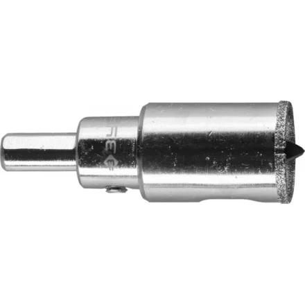 Коронка ЗУБР алмазная в сборе по кафелю, керамике с центрирующим сверлом и имбусовым ключом, зерно 60, 25мм 29850-25 купить в Нефтеюганске