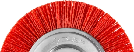 ЗУБР &quot;ПРОФЕССИОНАЛ&quot;. Щетка дисковая для УШМ, нейлоновая проволока с абразивным покрытием, 125х22мм 35160-125_z01 купить в Нефтеюганске