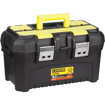 Ящик для инструмента &quot;TITAN-16&quot; пластиковый, STAYER 38016-16 купить в Нефтеюганске