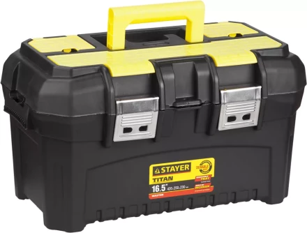 Ящик для инструмента &quot;TITAN-16&quot; пластиковый, STAYER 38016-16 купить в Нефтеюганске