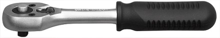 Ключ-трещотка 1/4&quot; с переключателем CrV хромированный MATRIX MASTER 14010 купить в Нефтеюганске