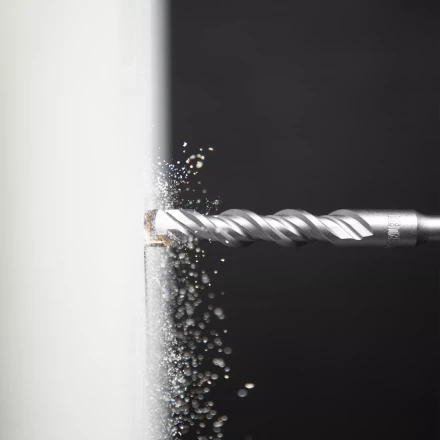 Бур по бетону Denzel, 16 x 160 мм ,двойная спираль, три пылеотводящие кромки, 705036 купить в Нефтеюганске