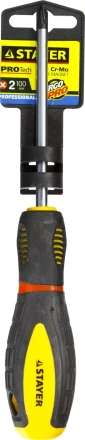 Отвертка STAYER &quot;PROFI&quot; &quot;PROTech&quot;, двухкомп рукоятка, намагниченная, Cr-Mo, PH2x100мм 25132-2-10_z02 купить в Нефтеюганске