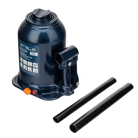 Домкрат гидравлический бутылочный телескопический Stels 51151, 10 т, подъем 180-430 мм купить в Нефтеюганске