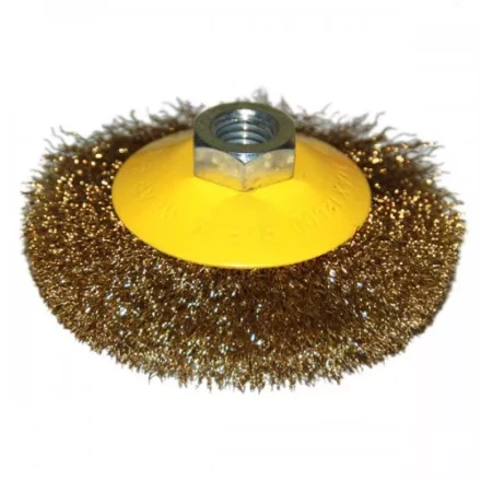 Щетка для УШМ М14/100 мм выгнутая сталь прямая Энкор 51561 купить в Нефтеюганске