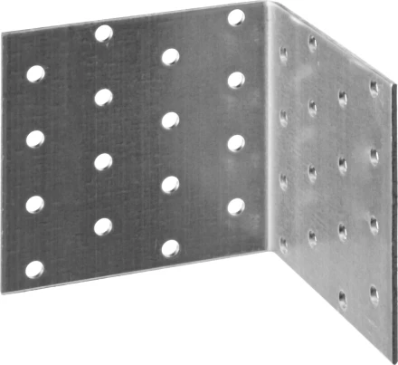 Крепежный угол ЗУБР &quot;МАСТЕР&quot; равносторонний, 80х80х80мм, 1шт 310206-080-080 купить в Нефтеюганске