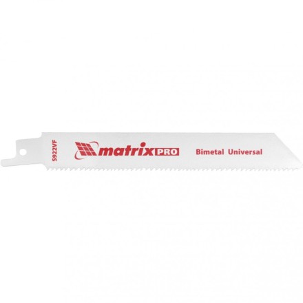 Полотна универсальные для сабельной пилы S922VF  125/1,8-2,5мм Bimetal 2 штуки PRO Matrix 782001 купить в Нефтеюганске