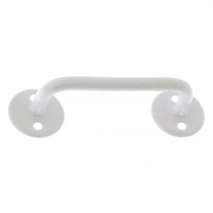 Ручка-скоба РС-80-3 белая 5штук  Металлист Россия 91590 купить в Нефтеюганске