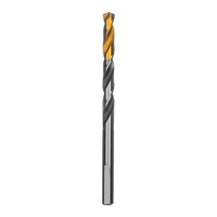 Сверло спиральное по металлу Denzel 6,5 x 93мм, Р6М5, Golden Tip, многогранная заточка, 718279 купить в Нефтеюганске