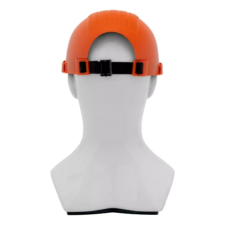 Каскетка защитная &quot;Стиль&quot;, пластиковая, оранжевая Сибртех 89169 купить в Нефтеюганске