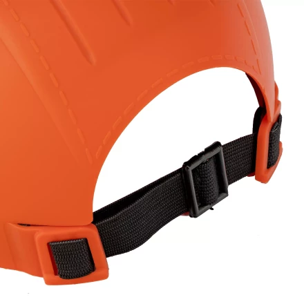 Каскетка защитная &quot;Стиль&quot;, пластиковая, оранжевая Сибртех 89169 купить в Нефтеюганске