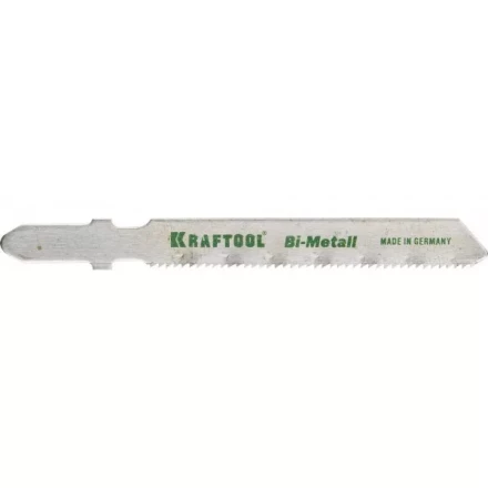 Полотна KRAFTOOL, T118AF, для эл/лобзика, Bi-Metall, по металлу (1,5-2мм), EU-хвост., шаг 1,2мм, 55мм, 2шт 159555-1,2 купить в Нефтеюганске