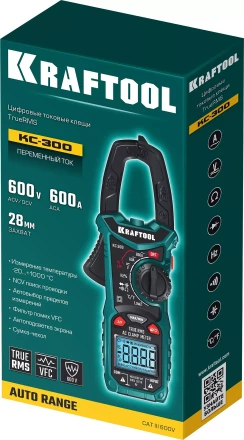 Токовые клещи цифровые  KC-300 59832 купить в Нефтеюганске