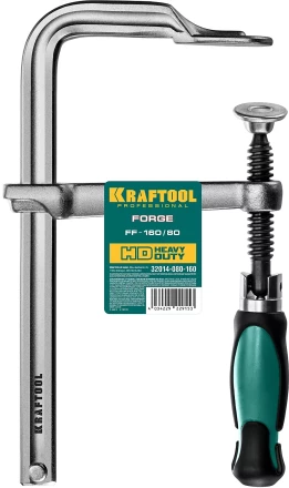 Струбцина KRAFTOOL FORGE тип F,цельнокованая 32014-080-160 купить в Нефтеюганске