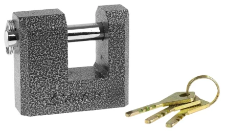 Замок STAYER &quot;MASTER&quot; навесной, П-образн.металлический корпус, с закаленной дужкой, в коробке, 70мм 37143-70 купить в Нефтеюганске