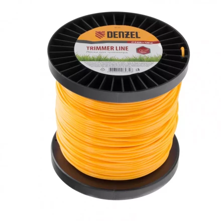 Леска для триммера круглая  3,0 мм 120 м на Din катушке Россия Denzel 96135 купить в Нефтеюганске