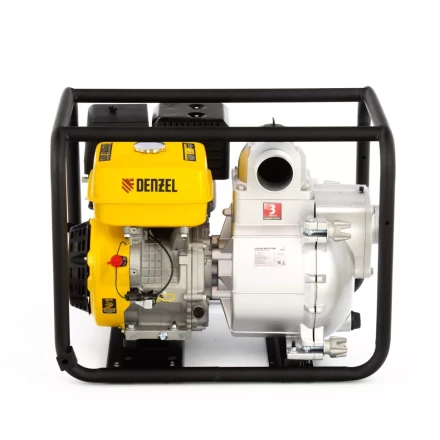 Мотопомпа бензиновая для грязной воды PX-80D, 15 л.с, 3&quot;, 1500 л/мин, глубина 8 м , напор 30 м Denzel 99204 купить в Нефтеюганске