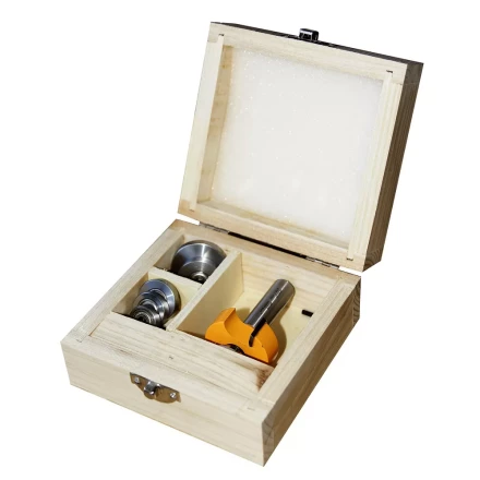 Набор фрез кромочных фальцевых 6 подшипников хвостовик 12 мм 46329 купить в Нефтеюганске