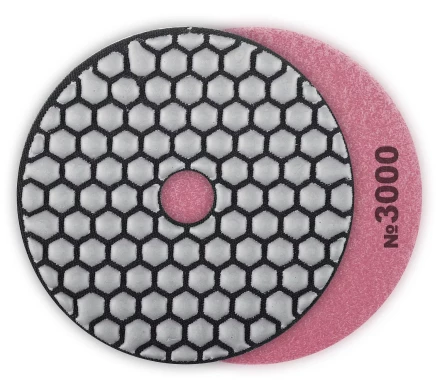 ЗУБР 100 мм, №3000, сухое шлифование, алмазный гибкий шлифовальный круг АГШК, Профессионал (29868-3000) купить в Нефтеюганске