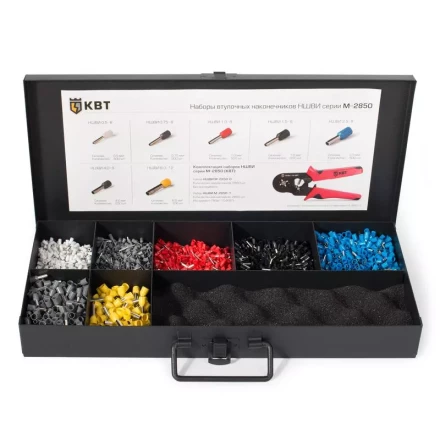 Наборы втулочных наконечников М-2850-0 КВТ купить в Нефтеюганске