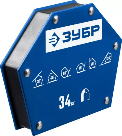 ЗУБР УМ-6, 34 кг, угольник магнитный для сварочных работ, Профессионал (40055-34) купить в Нефтеюганске