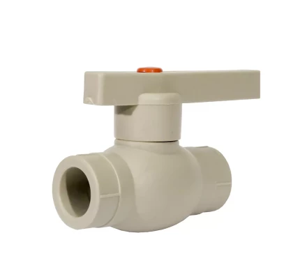 Кран шаровой PP-R 20мм серый (10/70) 44330 купить в Нефтеюганске