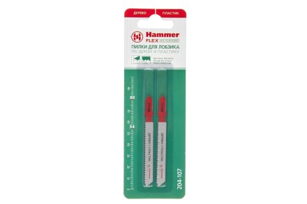 Пилки для лобзика HAMMER JG WD-PL T119B (2шт.) купить в Нефтеюганске