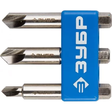 Набор ЗУБР &quot;ЭКСПЕРТ&quot;: Экстракторы поврежденного крепежа,для выкручивания крепежа с износом граней шлица до 95%,3 предм 26700-H3 купить в Нефтеюганске