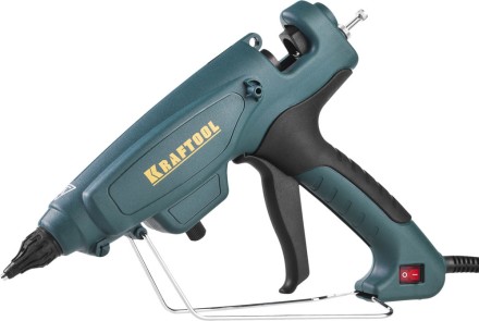 Пистолет клеевой (термоклеящий) &quot;PRO&quot;, KRAFTOOL 06843-300-12, электр, двухкомп корпус, регулятор темп, выход клея 1,5 кг/час, d=12мм, 300Вт 06843-300-12 купить в Нефтеюганске