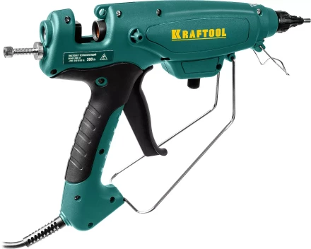 Пистолет клеевой (термоклеящий) &quot;PRO&quot;, KRAFTOOL 06843-300-12, электр, двухкомп корпус, регулятор темп, выход клея 1,5 кг/час, d=12мм, 300Вт 06843-300-12 купить в Нефтеюганске