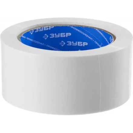 Армированная лента, ЗУБР &quot;ПРОФЕССИОНАЛ&quot; 12092-50-25, универсальная, влагостойкая, 48мм х 25м, белая 12092-50-25 купить в Нефтеюганске